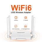 COMFAST CF-WR630AX 3000Mbps Dual-Band WiFi6 MESH Router 4x5dBi Antenna, US Plug, EU Plug, UK Plug, AU Plug