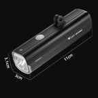 WEST BIKING Bicycle High Lumen Type-C Aluminum Alloy Headlight, Light Without Holder, Light + Aluminum Alloy Computer Holder, Light + Carbon Fiber Integrated Handlebar Computer Holder, Light + Aluminum Alloy Integrated Handlebar Computer Holder