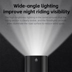 WEST BIKING Bicycle High Lumen Type-C Aluminum Alloy Headlight, Light Without Holder, Light + Aluminum Alloy Computer Holder, Light + Carbon Fiber Integrated Handlebar Computer Holder, Light + Aluminum Alloy Integrated Handlebar Computer Holder