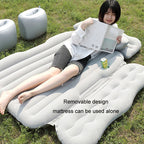 Car Inflatable Bed Multifunctional Outdoor Camping Sleeping Mat, Dark Green, Beige, Black, Gray, Red, Pink
