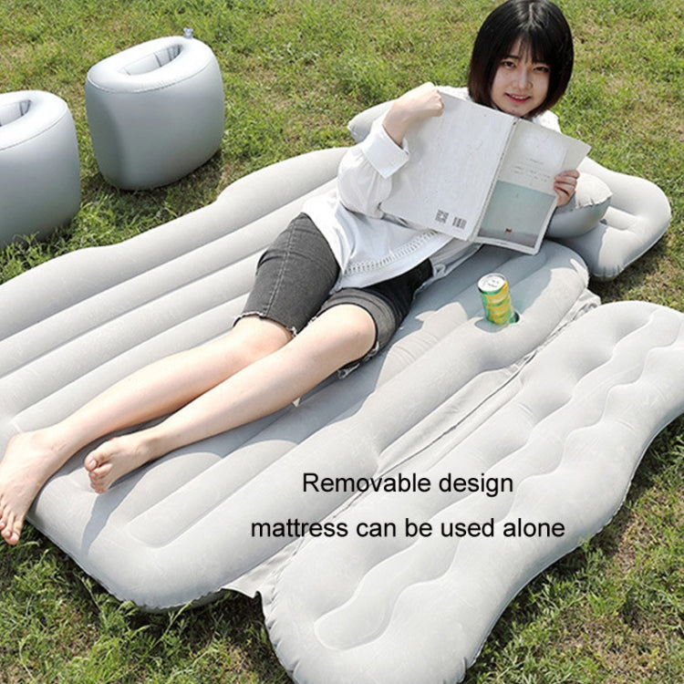Car Inflatable Bed Multifunctional Outdoor Camping Sleeping Mat, Dark Green, Beige, Black, Gray, Red, Pink
