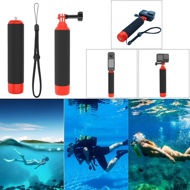 Water Floating Grip with 1/4 Inch Screw and Thread For Action Camera Accessories, Water Floating Grip