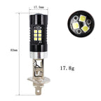 1pair Automotive High-power LED White Light Fog Lamp, H1