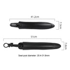 Bike Fenders Set Widen Lengthen Bicycle MTB Front Rear Quick Release Mudguard, 08CY0006, 08CY0007, 08CY0008