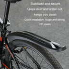 Bike Fenders Set Widen Lengthen Bicycle MTB Front Rear Quick Release Mudguard, 08CY0006, 08CY0007, 08CY0008