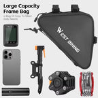 WEST BIKING Bicycle Crossbar Triangle Bag Cycling Equipment Tool Bag