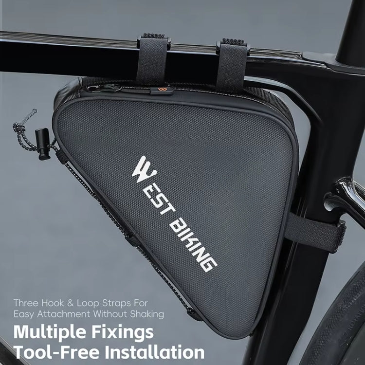 WEST BIKING Bicycle Crossbar Triangle Bag Cycling Equipment Tool Bag