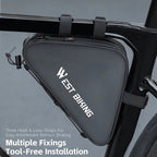 WEST BIKING Bicycle Crossbar Triangle Bag Cycling Equipment Tool Bag