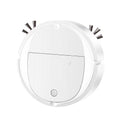 Intelligent Sweeper Robot Home Automatic 3 In 1 Integrated Cleaning Machine Vacuum Cleaner, Rechargeable White