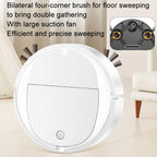 Intelligent Sweeper Robot Home Automatic 3 In 1 Integrated Cleaning Machine Vacuum Cleaner, Battery White, Battery Black, Rechargeable White, Rechargeable Black