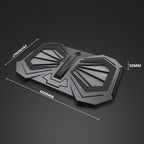 YL-017 2-Fans RGB Lighting Effect Silent Adjustable Speed Laptop Cooling Stand, YL-017 2-Fans