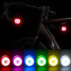 ESLNF Bike Handlebar Light LED Bicycle Turn Signal Cycling Light Waterproof Safety Warning Indicator Lamp, Normal, With Tools