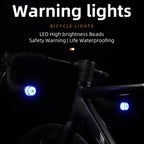 ESLNF Bike Handlebar Light LED Bicycle Turn Signal Cycling Light Waterproof Safety Warning Indicator Lamp, Normal, With Tools