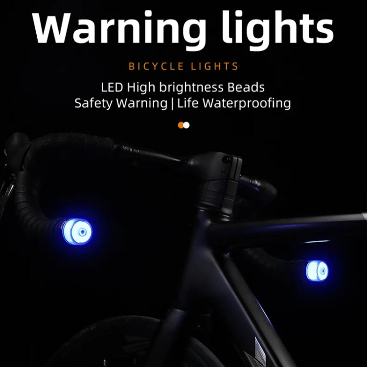 ESLNF Bike Handlebar Light LED Bicycle Turn Signal Cycling Light Waterproof Safety Warning Indicator Lamp, Normal, With Tools