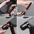 ESLNF Bike Handlebar Light LED Bicycle Turn Signal Cycling Light Waterproof Safety Warning Indicator Lamp, Normal, With Tools