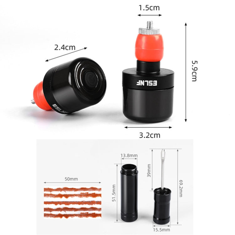 ESLNF Bike Handlebar Light LED Bicycle Turn Signal Cycling Light Waterproof Safety Warning Indicator Lamp, Normal, With Tools