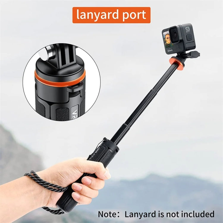 VRIG Tripod Selfie Stick 17-51cm Adjustable Extension Pole for DJI, Insta360, GoPro and Other Action Cameras