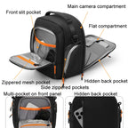 Cwatcun D140 Shoulder Crossbody Camera Storage Bag Shockproof Dropproof Leisure Outdoor Small Bag, Small Black, Large Black