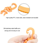 Diving Quick Release Buckle BCD Breathing Regulator Low Pressure Pipe Clamp