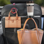 3 In 1 Car Seat Back Hanger for Cup and Phone Vehicle Seat Headrest Hooks