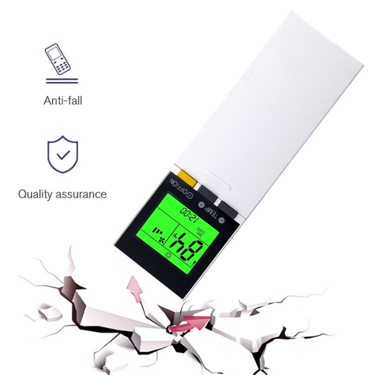 For Mitsubishi Air Conditioner SG18AS SG15J Remote Control with Backlight, SG18AS SG15J
