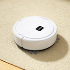 Automatic Mini Sweeping Robot Mopping Sweeping Suction 3 In 1 Cleaning Machine, White Rechargeable, Black Rechargeable, Black Battery, White Battery
