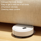 Automatic Mini Sweeping Robot Mopping Sweeping Suction 3 In 1 Cleaning Machine, White Rechargeable, Black Rechargeable, Black Battery, White Battery