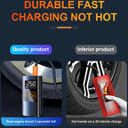 Car Portable Mini Tire Intelligent Air Pump, Wired, Wired+Storage Bag