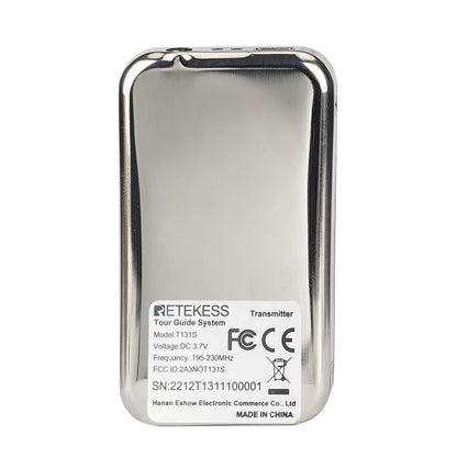 RETEKESS T131S Guide Receiver Wireless Explanation Receiver, Receiver