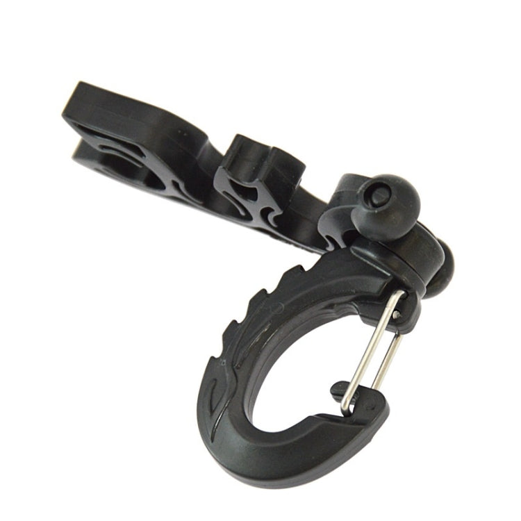 Diving Second-Stage Head Fixing Clamp BC Low-Pressure Hose Clamp, Blue, Black, Fruit Green, Pink, Dark Orange, Luminous Yellow, Light Orange
