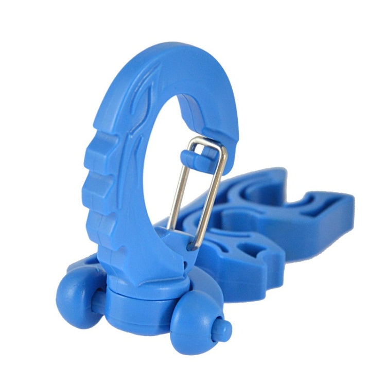 Diving Second-Stage Head Fixing Clamp BC Low-Pressure Hose Clamp, Blue, Black, Fruit Green, Pink, Dark Orange, Luminous Yellow, Light Orange