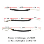 Spear Fork Force Release Shockproof Latex Tube Buffer, Double-ended Dyneema Rope, Triangular Pin Rope, Spiral Pin Rope