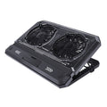 NUOXI C300 Dual-fans RGB Light Adjustable Laptop Radiator Lifting and Folding Cooling Stand, C300 Dual-fans