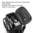 Cwatcun D141 Shoulder Drone Bag Large Capacity Multifunctional Waterproof Photography SLR Camera Bag, D141