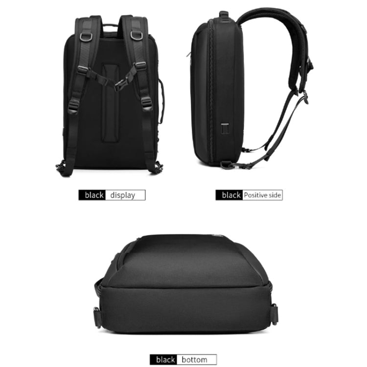 Ozuko Business Laptop USB Backpack Men Schoolbag