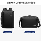 Ozuko Business Laptop USB Backpack Men Schoolbag
