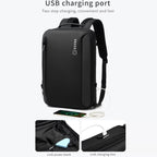 Ozuko Business Laptop USB Backpack Men Schoolbag