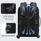 Ozuko Business Laptop USB Backpack Men Schoolbag