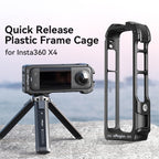 For Insta360 X4 aMagisn Quick-release Plastic Rabbit Cage Expansion Frame, Quick-release Plastic Frame