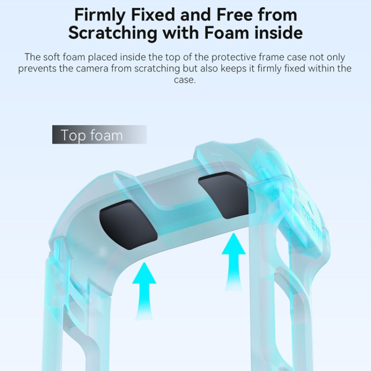 For Insta360 X4 aMagisn Quick-release Plastic Rabbit Cage Expansion Frame, Quick-release Plastic Frame