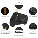 Motorcycle Rain Sun Protection Cover Oxford Cloth Dustproof With Anti-theft Buckle, M, L, XL, XXL, XXXL, XXXXL