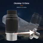 SVBONY SV230 1.25/2 Inch Universal Astronomy Wide Angle Zoom Eyepiece 8-20mm 57-72 Degrees, SV230