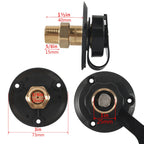 RV Brass Water Inlet Check Valve Yacht Accessories, White, Black, White+Raw Tape, Black+Raw Tape
