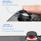 12pairs Silicone Joystick Protectors For Steam Deck / PS4 / PS5 / Switch / Xbox, 12pairs Mixed Color