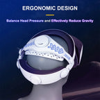 DEVASO For PlayStation VR 2 Elite Headband Non-Slip Comfortable Weight Reducing Headband, For PlayStation VR 2 ABS