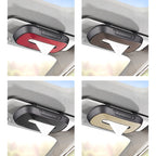Car Sun Visor Hanging Sunroof Seat Back Tissue Box, Leather Black, Leather Beige, Leather Brown, Leather Red, Suede Dark Gray, Suede Beige, Suede Brown, Suede Red