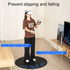 DEVASO VR Glasses Sport Game Simulation Floor Mat, Black