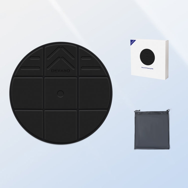 DEVASO VR Glasses Sport Game Simulation Floor Mat, Black