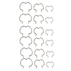 18pcs /Set Quick Connector Clip Transmission Cooler Wire Clip