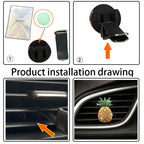 Car Air Conditioning Vent Pineapple Decorative Aromatherapy Clip